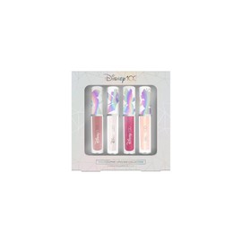 Set labiales liquidos Gloss Holograficos Republic Cosmetics Disney 4 Piezas