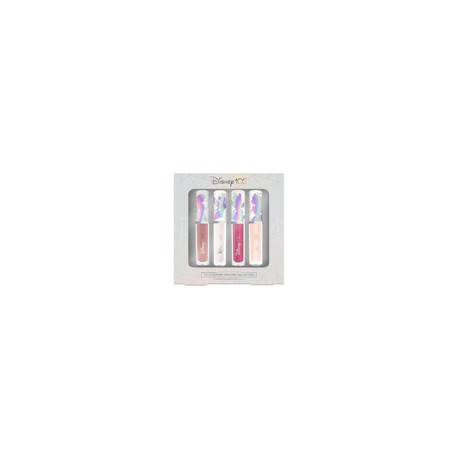 Set labiales liquidos Gloss Holograficos Republic Cosmetics Disney 4 Piezas