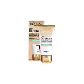 Bloqueador facial Loreal UV defender Claro 40 gr